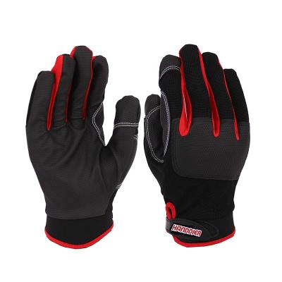 China General Purpose Microfiber Anti-Vibration Mechanic Safety Work Gloves for sale