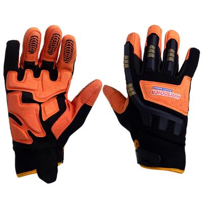 China Best Anti-impact Shockproof Microfiber Synthetic Leather Work Touch Screen Work Gloves for sale