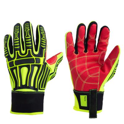 China Impact Protection and Oil Field Oil-Resistant Glove Resistant Cable Grip Impact Cable Grip Work Safety Gloves for sale