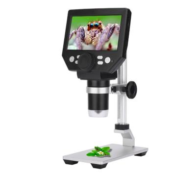 China Hospital Education Lab 4.3 Inch Digital Microscope with Metal Stand for Student Research Repair/Jewelry Inspection/Diamond Check/Phone PCB for sale