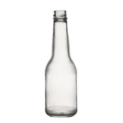 China Berlin Packaging Long Neck Dressing Beverage Sauce Bottles High Quality 330ml Beer Beverage Juice Clear Long Neck Glass Bottle for sale