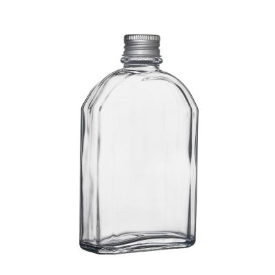 China Berlin Packaging Ice Cold Brew Coffee Flask Flat Glass Bottle 200ml 250ml Glass Bottle for sale