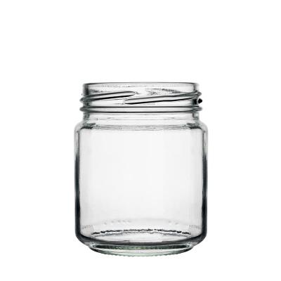 China Berlin Straight Sided Clear Glass Straight Sided Round Jar 1oz 2oz 4oz 6oz 8oz 9oz Berlin Packaging Custom Jar Design Food for sale