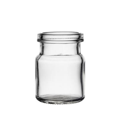 China Manufacturer 70ml Mini Bottle Berlin Packaging Bird Nest Drink Clear Bird Nest Food Glass Jar for sale