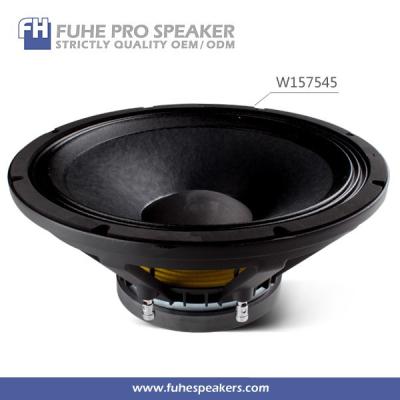 China Woofer Speaker W157545 Made In China 15inch Bass Woofer Imported Cone PA Speaker for sale