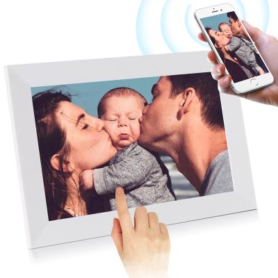 China Wholesale Wifi OEM Frameo App 10 inch Digital wifi picture frameo app Android touch screen lcd view photo for sale