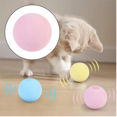 China Sustainable Smart Cat Interactive Ball Catnip Cat Training Toy Pet Play Toy Pet Squeaky Supplies Pet Toy Products For Kittens & Puppies for sale