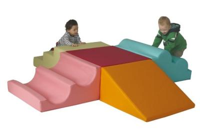 China Children'S Indoor Soft Play Equipment For Home Use 3M DM With Wave Balance Beam for sale