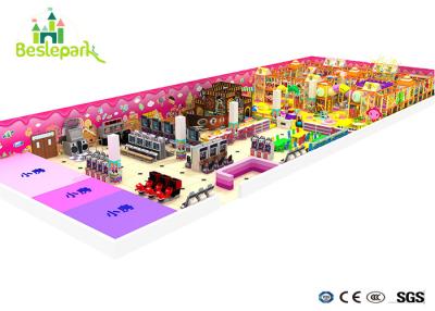 China Customized Size Indoor Children'S Park , Kids Indoor Play Park Candy Colorful Theme for sale