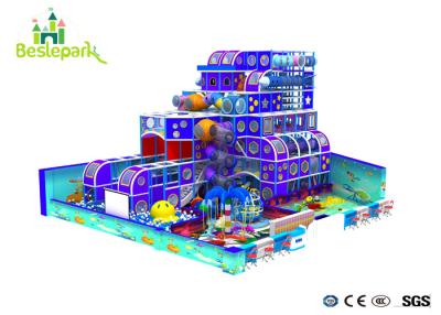 China Safe Soft Indoor Play Park , Large Indoor Plastic Playground For 3 - 14 Years Old for sale