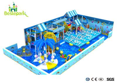 China Ocean Theme Big Slides Indoor Playground , Commercial Indoor Playground Equipment for sale