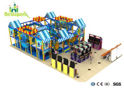 China Amusement Park Ocean Themed Playground With Plastic Slide CE Certification for sale