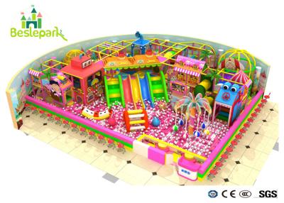 China Preschool Candy Themed Playground Equipment Trampoline Park For 3 - 15 Years Old for sale