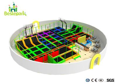 China Zacht Binnentrampolinepark het Springen Stootkussen voor Commmercial-Spelcentrum Te koop