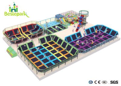 중국 반대로 트램폴린 공원이 큰 안전에 의하여 - 곰팡이 PVC 모피 환경 친화적인 농담을 합니다 판매용