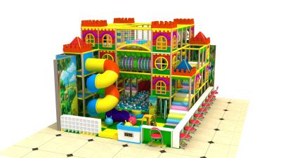 China Big Ball Pool Kids Large Indoor Playground With Slide Trampoline For Supermarket for sale