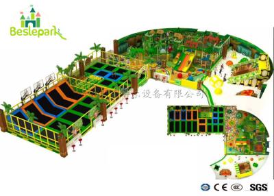 China Supermarket Jungle Theme Playground Kids Climbing Plastic Soft Material for sale