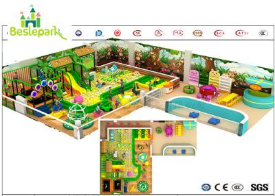 China Pre - School Colorful Kids Indoor Soft Playground Fun Place 15.86 * 7.32  * 8M for sale