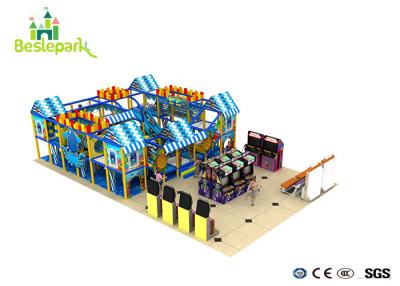 China Eco - equipamento temático do campo de jogos do oceano amigável para o centro e o jardim de infância comerciais à venda