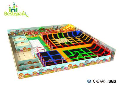 China Trampoline Park Themed Playground Equipment For Kids 2 - 12 Years Age for sale