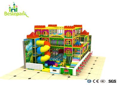 China Kindergarden Kids Indoor Playground With Rotary Slide for sale