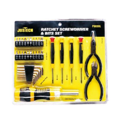 China Plastic screwdriver set for promotionP0039L for sale