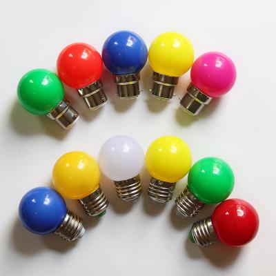 China String Light Led Color G45 Holiday Light Bulbs Christmas&Halloween Decoration Lamps PC 1w 3w Indoor Holiday Lighting Bulb E27 B22 for sale