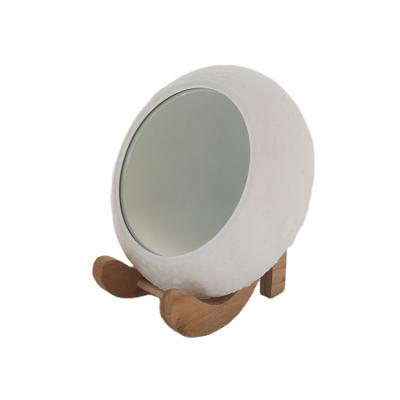 China 2021 Modern New Style Make Up Light Bathroom Mirror Lights Decorative Oval Shape Touch Illuminated for sale