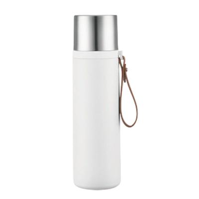 China PORTABLE Double Wall Vacuum Flasks Stainless Steel Insulated Thermoses Bottle with Silicone Handle for sale