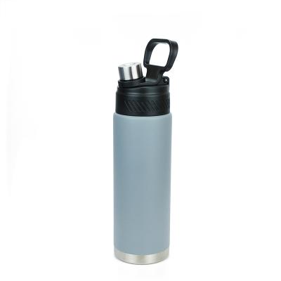 China PORTABLE Small Mouth Design 304 Stainless Steel Water Bottle Double Wall Sports Gym Travel with Handle Cover for sale