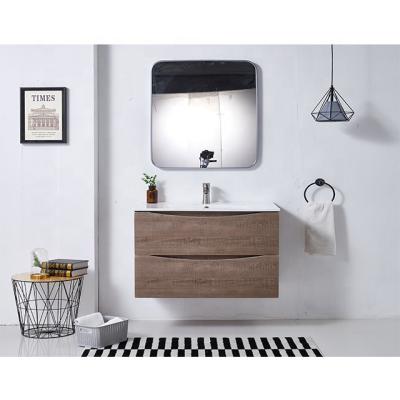 China Modern Hotel Furniture Eco - Friendly Led Bathroom Cheap High End Single Wall Bathroom Vanity for sale