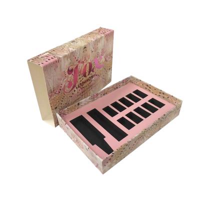 China Private Label 3d Mink Eyelash Pink Eyelashes Box Highlights Retrievable Wholesale Packaging Create Your Own Brand Eye Highlights for sale