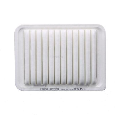 China Auto Engine China OEM Filter Factory For GM Air Filter 88975792 For Toyota Corolla Yaris New Vios Air Filter--White Cloth 17801-0T020 for sale