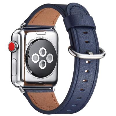 China 2020 Fashion Leather Watch Band Strap Leather For Apple iWatch Watch Strap Band Series 5 4 3 2 1 for sale