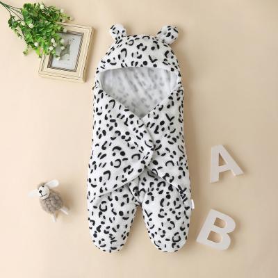 China 0-12 Months Breathable Spring Autumn Winter Leopard Print Baby Sleeping Sack Baby Bedding Bags Newborn Sleepsack Baby Sleepsack for sale