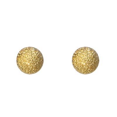 China New Next CLASSIC Cute Jewelry S925 Round Ball Earring Silver Stud For Women for sale