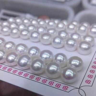 China Button Pearl Freshwater Supplier Zhuji Strong Luster And Clean Face Half Round Pearl With Factory Price for sale