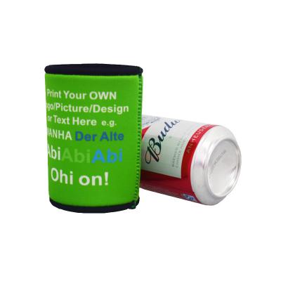 China Stubby Beverage Cooler Sublimation Tube Beverage Holder Storage Can Cooler For Beer And Drinks Custom With OEM Logo for sale