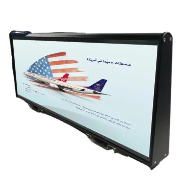 China IP65 Outdoor Waterproof Wireless Control P2.5 Taxi Top Roof Advertising Advertising Light LED Display for sale