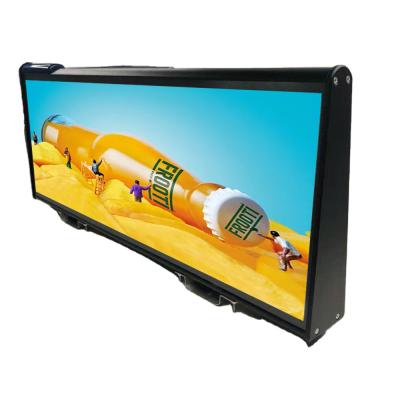 China YAHAM Taxi Rooftop Advertising Led Display Screen P2.5 SMD Outdoor Double Sided Advertising Digital Signs Panel for sale