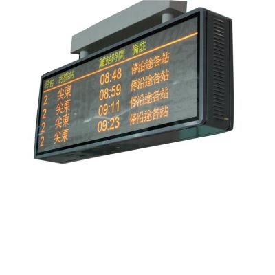 China Led Display For Train Message Display Moving Information Led Sign Indoor Led Display For Train Information Full Color Aluminum Alloy Back Access Customized NC; GUA for sale