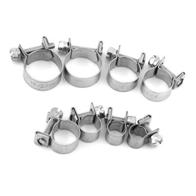 China 1 Inch Stainless Steel Pipe Clamp Metric And Inch Stainless Steel Band Gas Pipe Clamp for sale