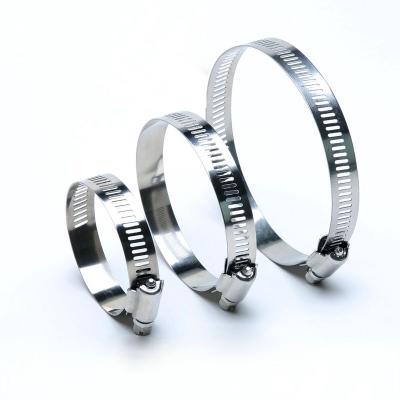 China Metric And Inch Galvanized Stainless Steel Metal Gas Pipe Band Stainless Steel Clamp for sale