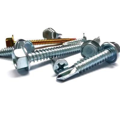 China Customized HEX Washer Self Tapping Screw Self Drilling Hex Head Screws for sale