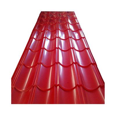 China Other Color Steel Metal Cheap Zinc Coated Classic Metro Roofing Sheet Chinese Flat Corrugated Roof Tile for sale