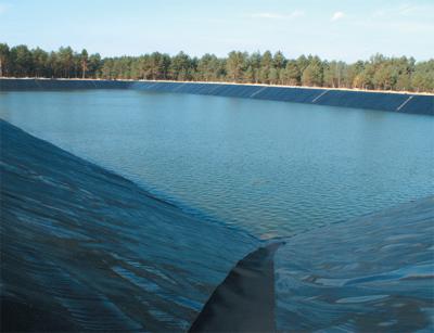 China HDPE 60 Mil Geomembrane Pond Liner Roll For Fish / Farming Textured Surface for sale