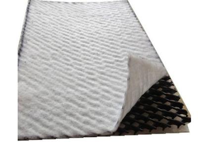 China Low Elongation Geocomposite Drainage Net With Two Sides Geotextile Woven Fabric for sale