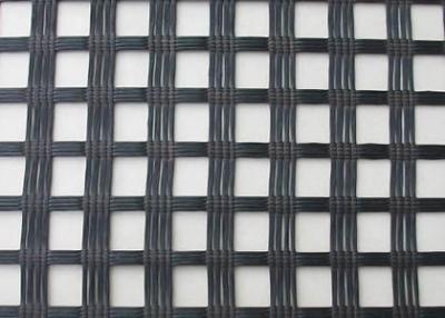 China PP Biaxial Warp Knitted Geogrids In Pavement Construction , Fiberglass Mesh Cloth  for sale