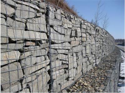 China Anti de Doossterkte Met grote trekspanning van Gabion van de Erosie Behoudende Muur Gegalvaniseerde Te koop