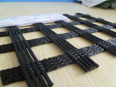 China Small Deformation Asphalt Road Reinforcement Geogrid For Driveways Construction for sale